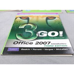 Pearson GO! Windows XP Internet Explorer 7 Office 2007 Computer Training Books